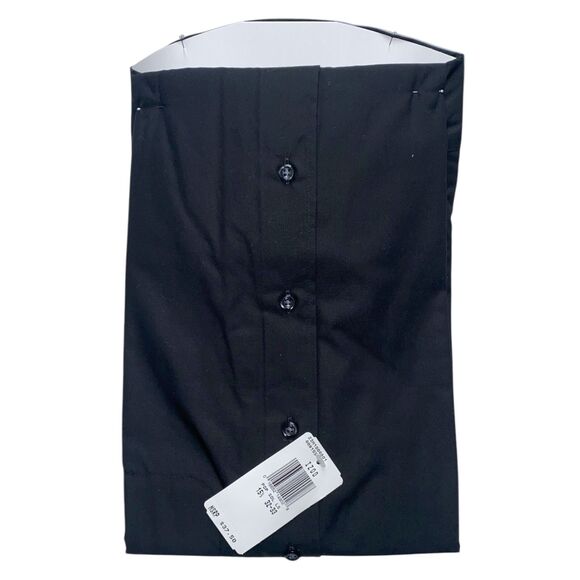 Mens Izod Dress Shirts Button Down Regular Fit Black Red Size Medium 15.5 32/33 - Picture 4 of 8